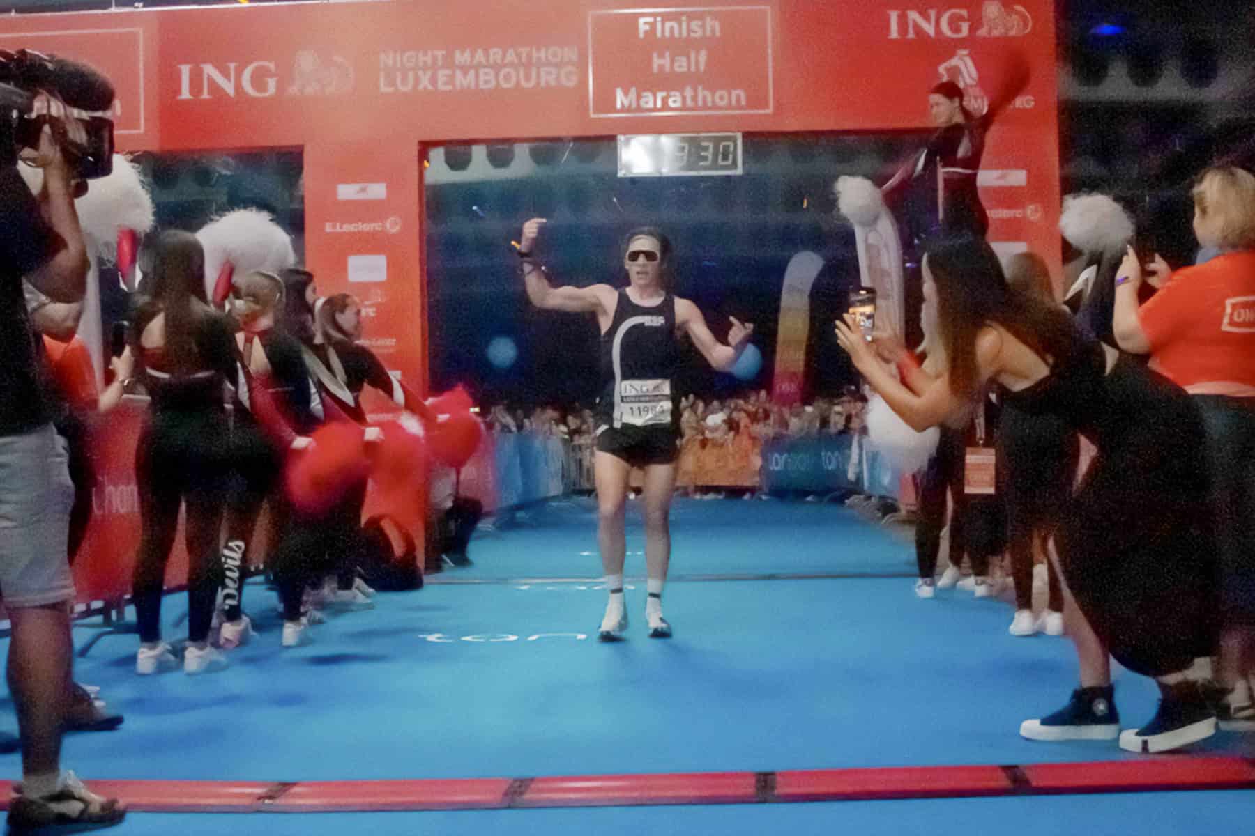 Ing Night Marathon finish line